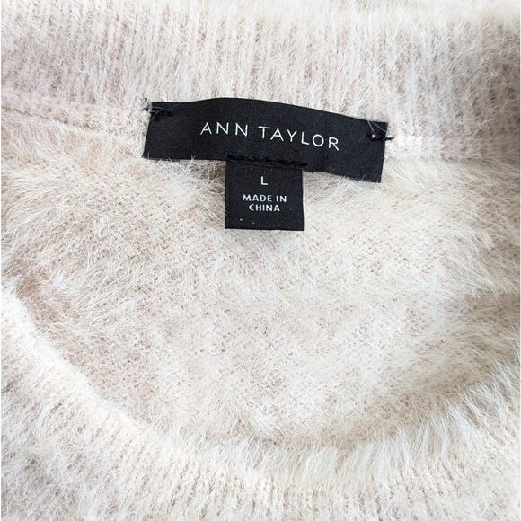 Ann Taylor Eyelash Knit Dolman Cropped Warm Soft Cozy Winter Sweater - Picture 3 of 3